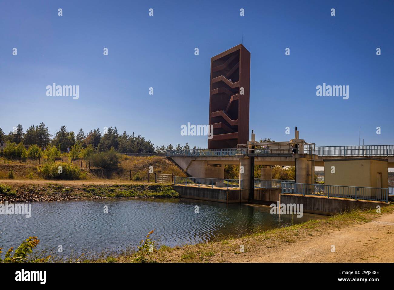 The 30 metre high landmark of the Lusatian Lakeland, the socalled