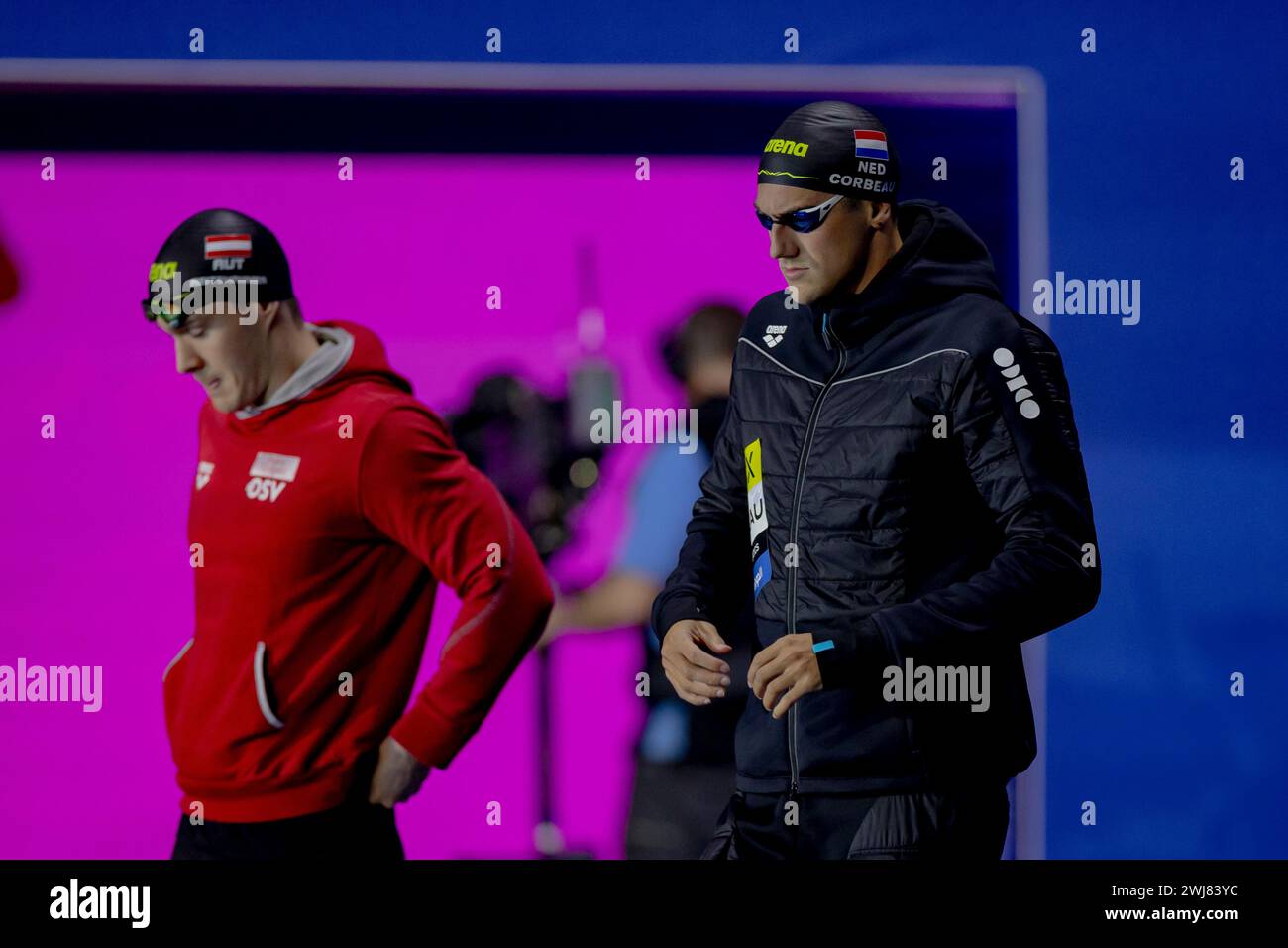 DOHA, QATAR FEBRUARY 13 Caspar Corbeau of the Netherlands competing