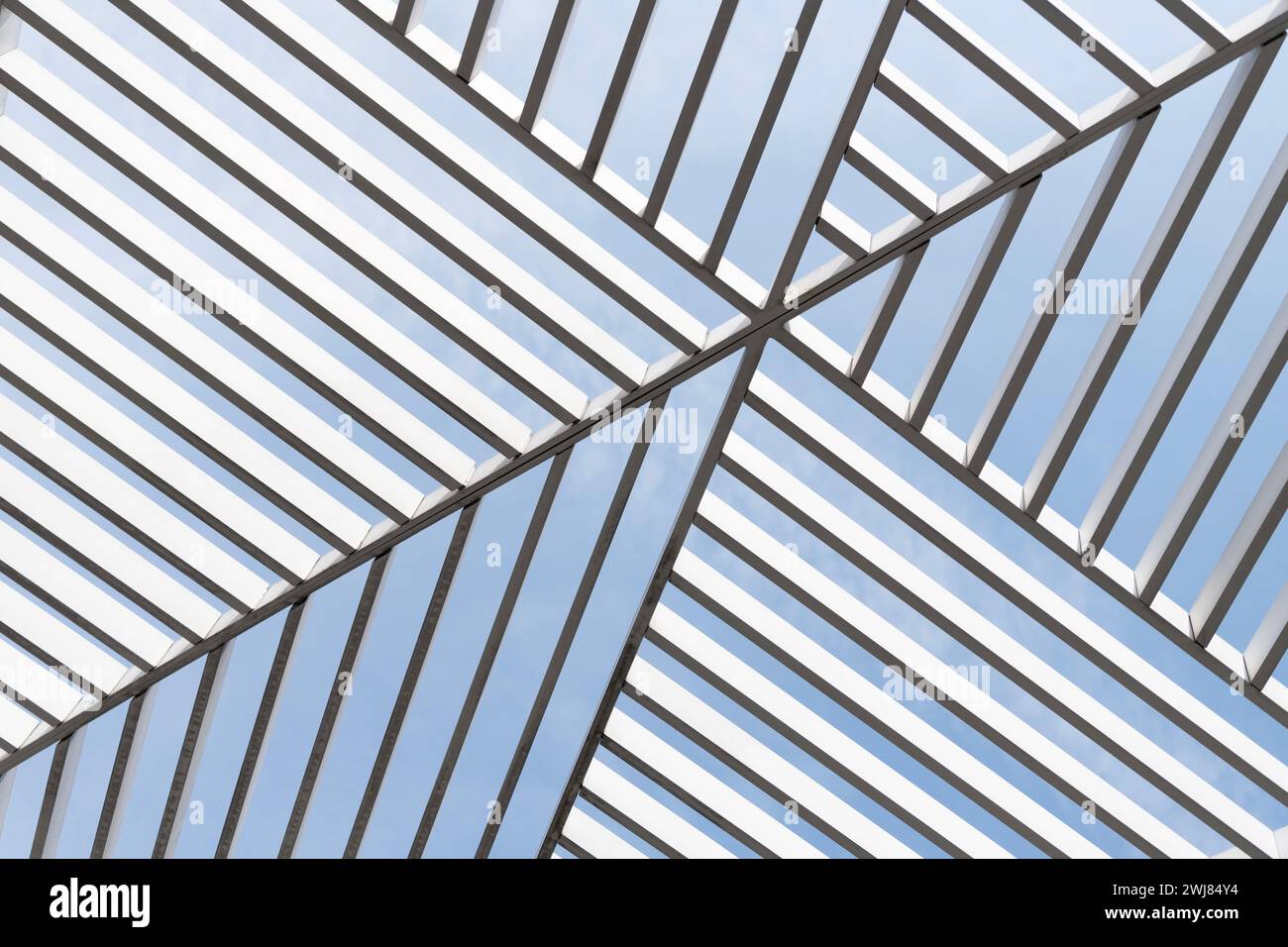 Abstract architecture design. Abstract background. Architectural geometrical background. Geometrical architecture. Geometric abstract architectural ba Stock Photo