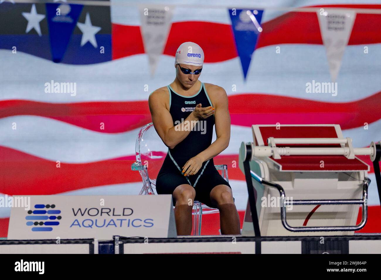 Doha, Qatar. 13th Feb, 2024. DOHA, QATAR FEBRUARY 13 Kira Toussaint