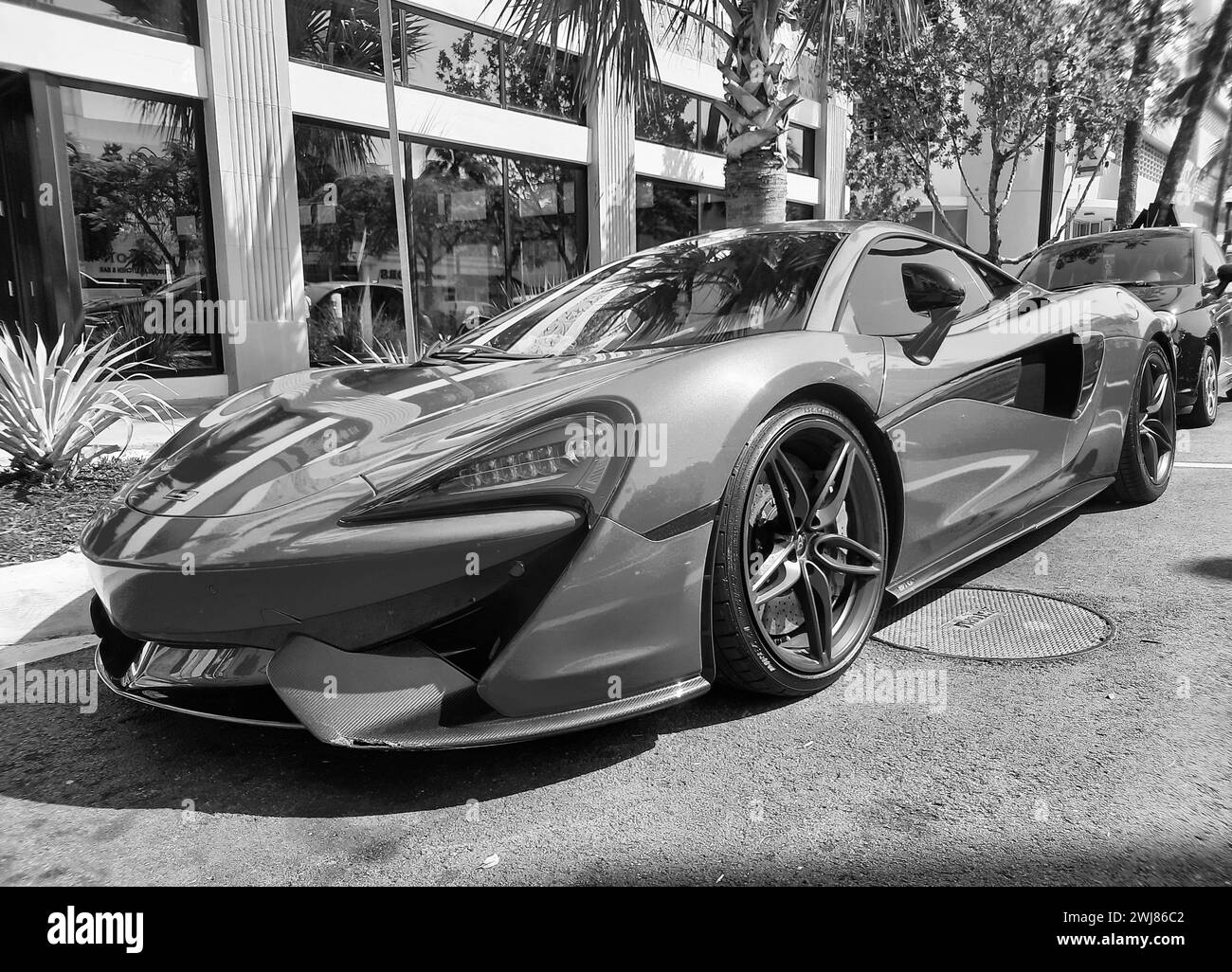 Los Angeles, California USA - March 24, 2021: bright McLaren Automotive ...