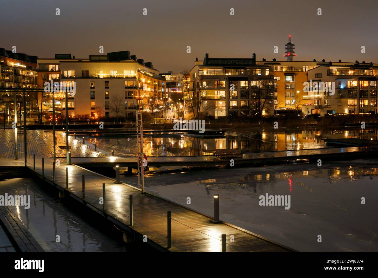 Modern apartment buildings in Stockholm - Sweden Stock Photo - Alamy