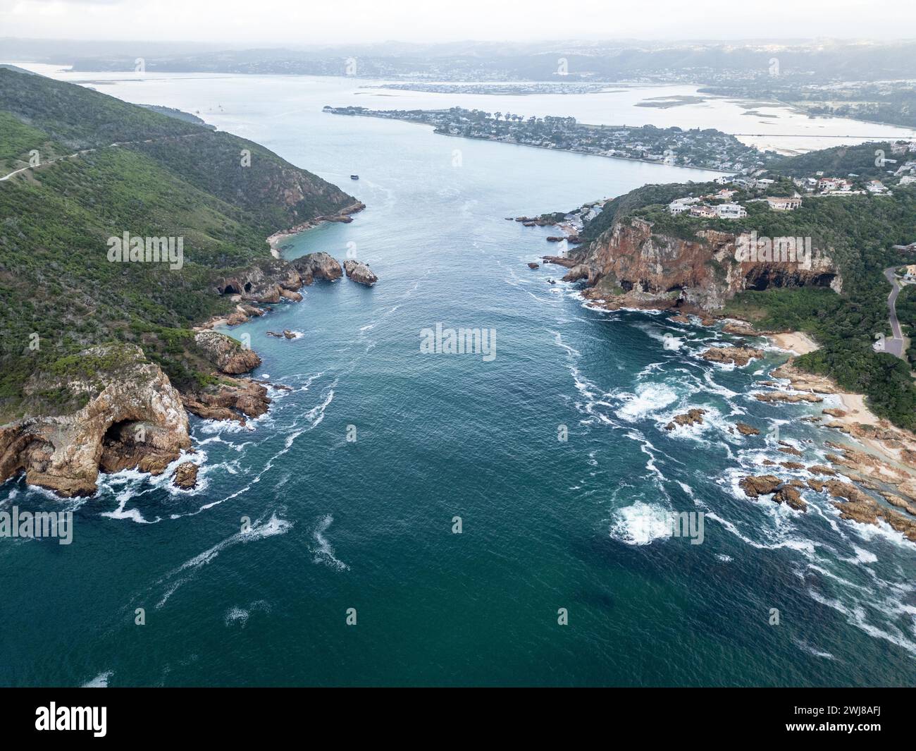 View of The Heads, Knysna, Garden Route, South Africa Stock Photo