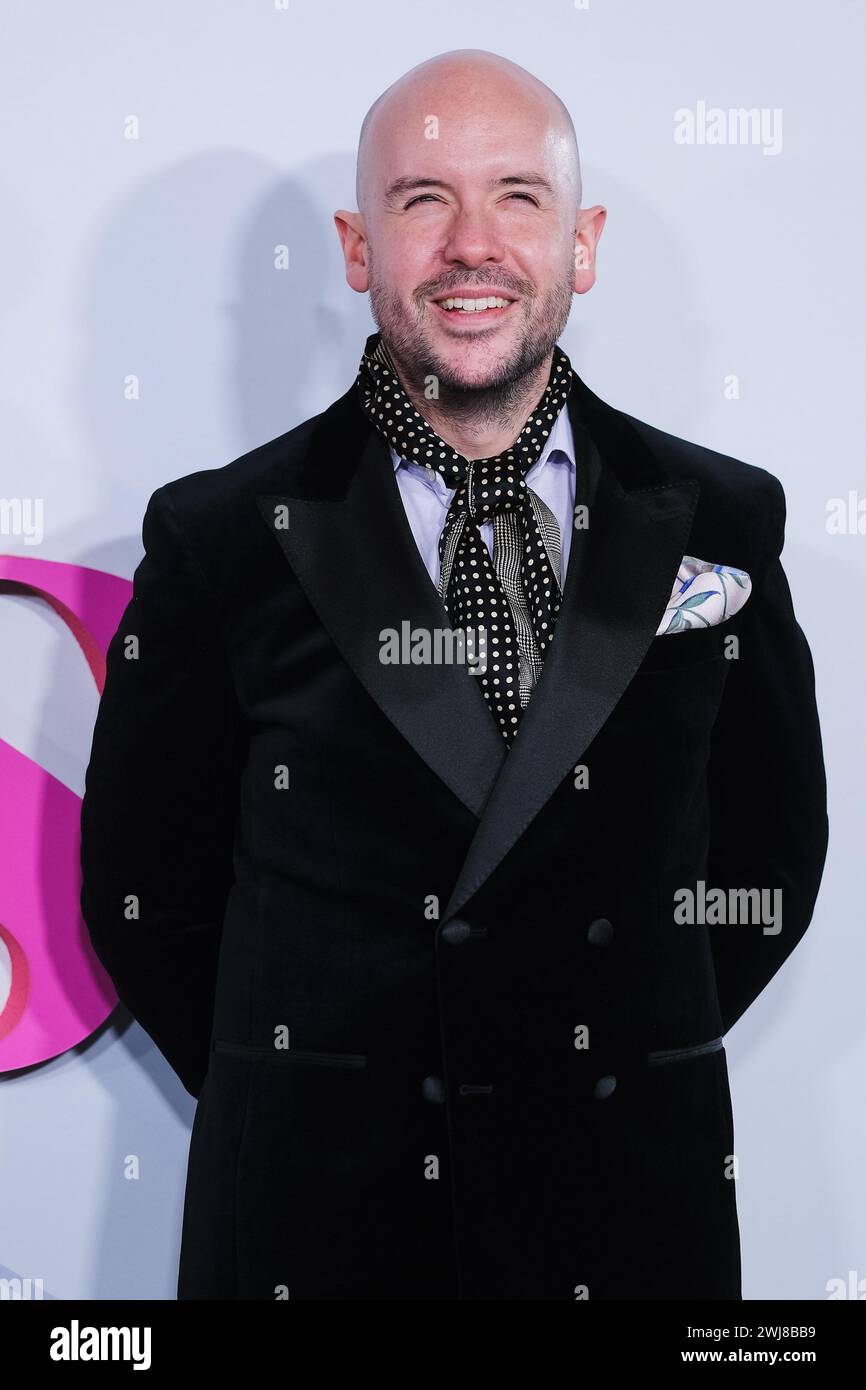 ODEON LUXE Leicester Square, London, UK. 13 February 2024. Tom Allen photographed at the European premiere of Wicked Little Letters. Picture by Julie Edwards./Alamy Live News Stock Photo