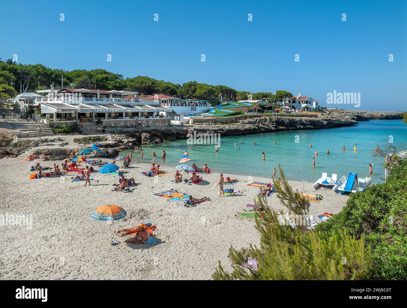Cala Blanca, Menorca, Balearics, Spain Stock Photo
