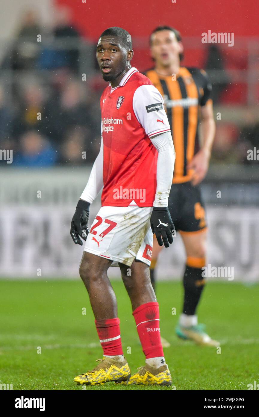 Christ Tiehi of Rotherham United during the Sky Bet Championship match ...
