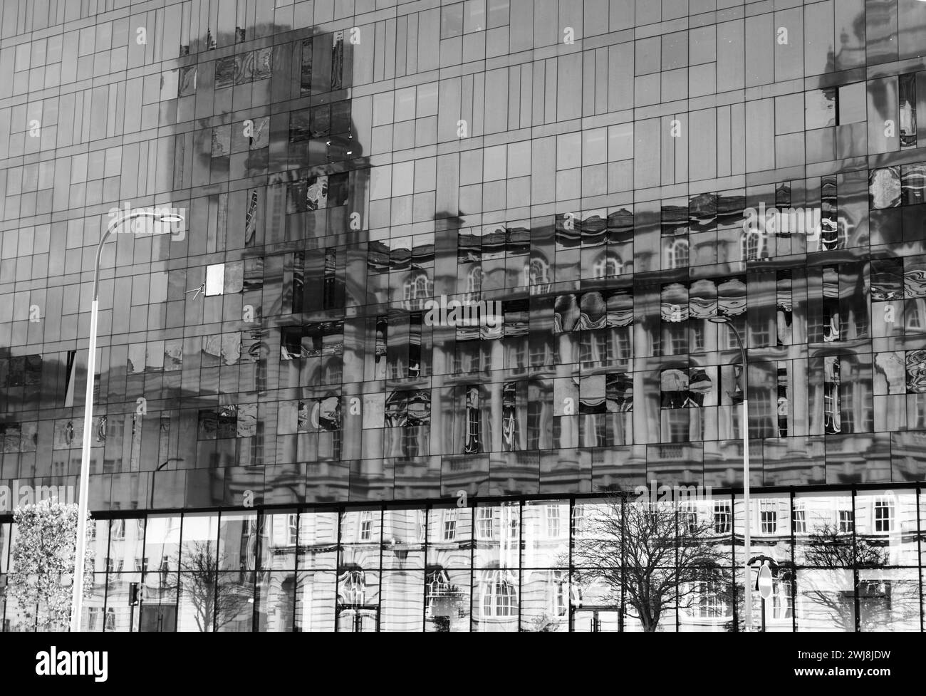 Black and White City architecture Stock Photo Alamy