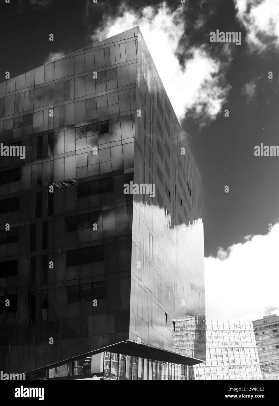 Black and White City architecture Stock Photo - Alamy