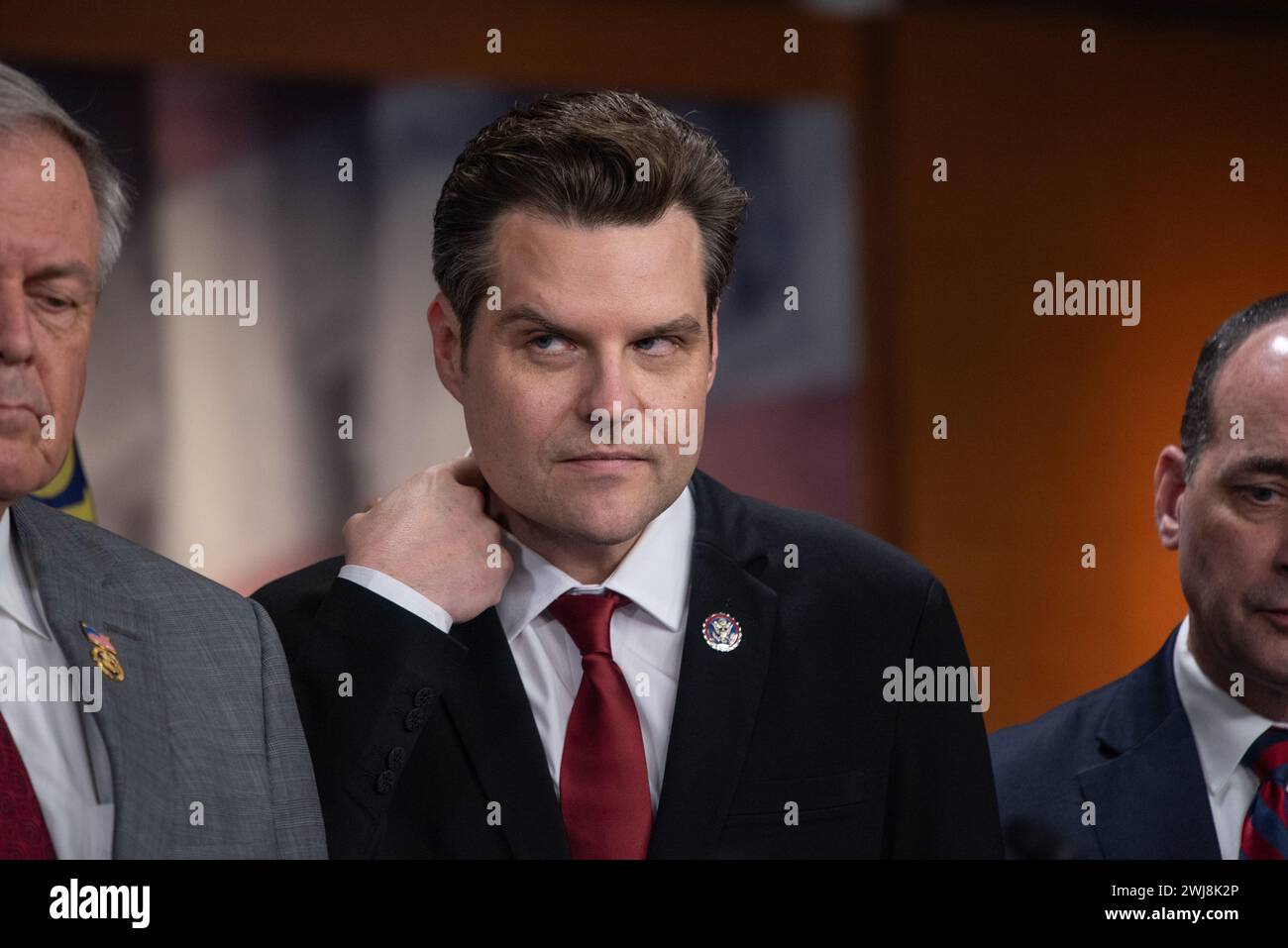 United States Representative Matt Gaetz (Republican of Florida) at a