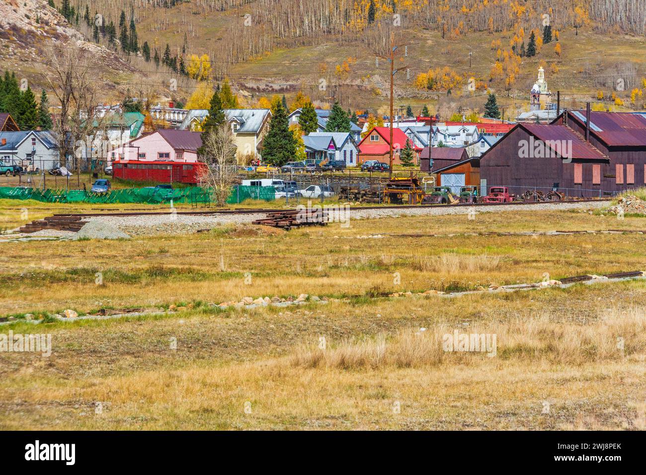 Silverton Colorado, an old mining town now sustained only by tourism