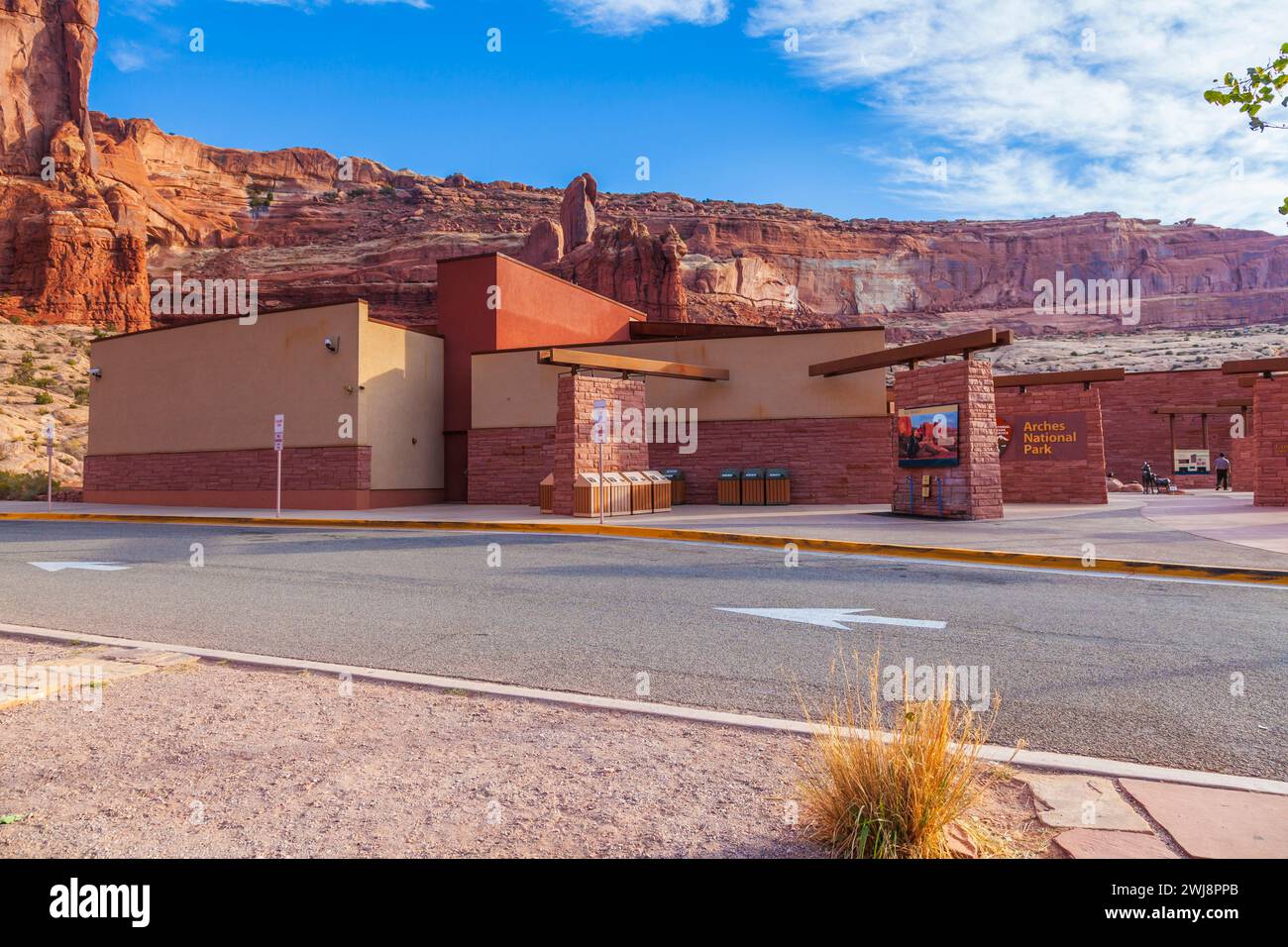 Arches National Park Visitor Center Stock Photo - Alamy