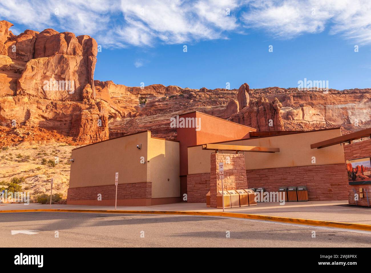 Arches National Park Visitor Center Stock Photo - Alamy