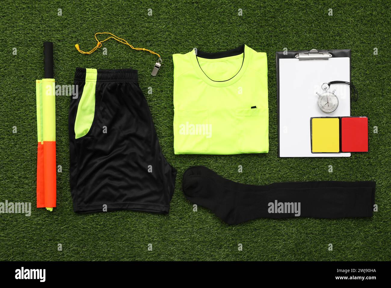 Equipment for football assistant referee hi-res stock photography and ...
