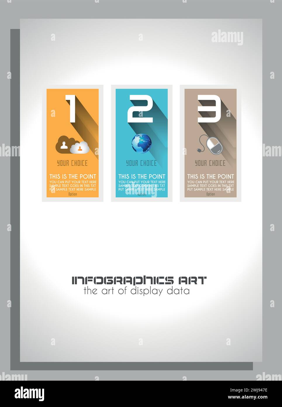 Vector Abstract polygonal Business flyer template Stock Vector
