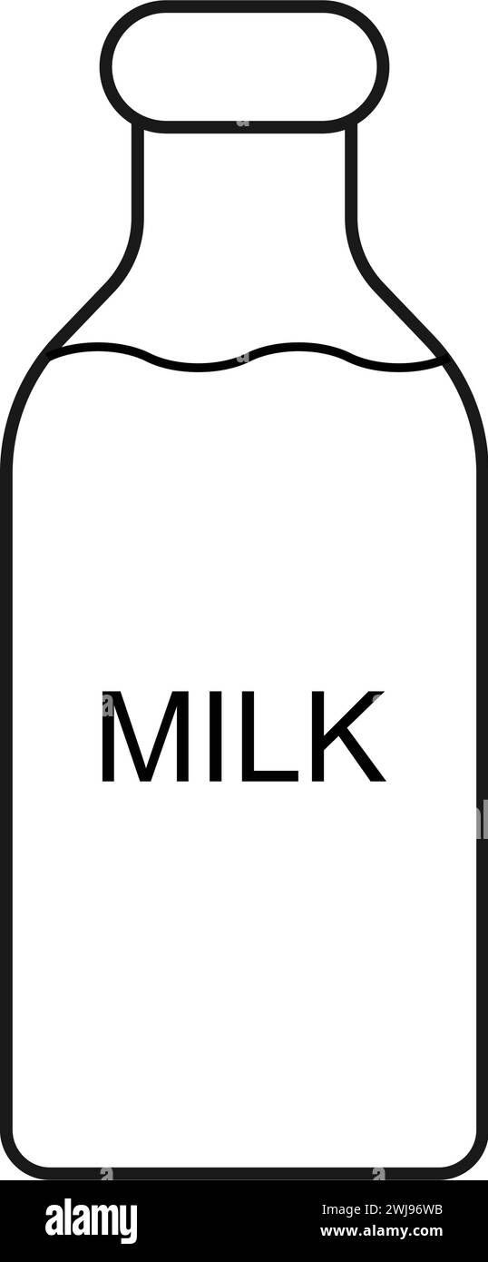 Box milk icon vector Cut Out Stock Images & Pictures - Alamy