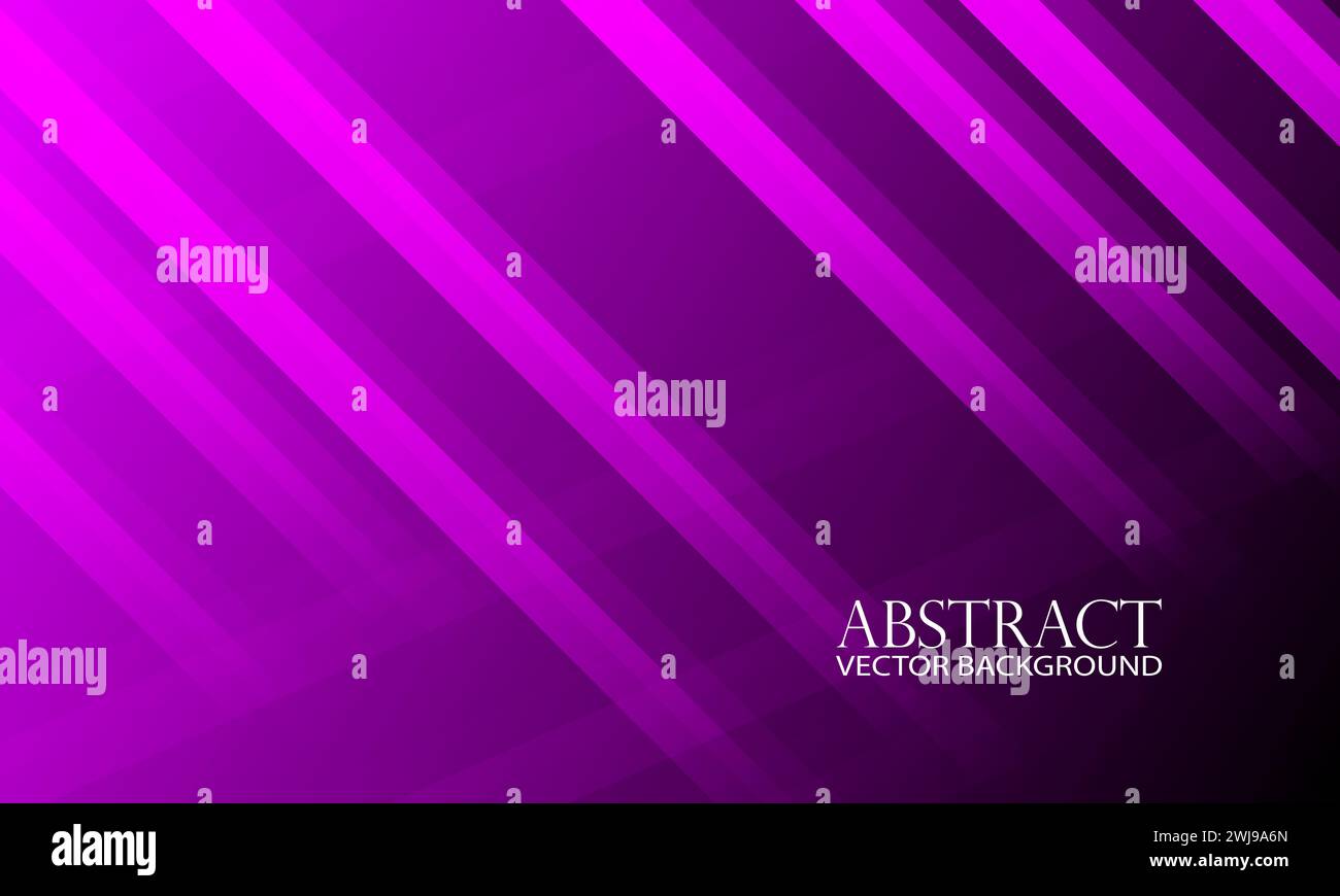 Abstract purple background with diagonal lines Vector illustration Stock Vector