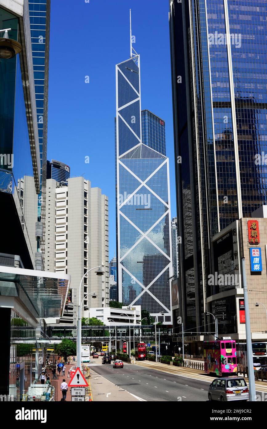 The iconic Bank of China tower in Hong Kong Stock Photo - Alamy