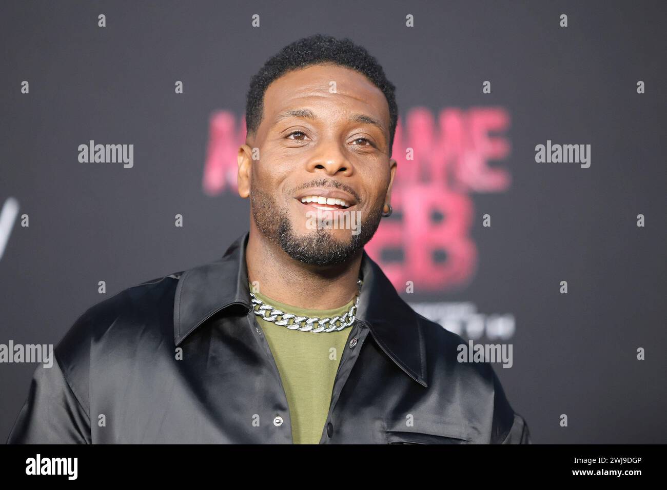 January 12, 2024, Los Angeles, California, USA: LOS ANGELES, CA - FEB 12, 2024: Kel Mitchell at the world premiere of Madame Web at the Regency Village Theater (Credit Image: © Nina Prommer/ZUMA Press Wire) EDITORIAL USAGE ONLY! Not for Commercial USAGE! Stock Photo