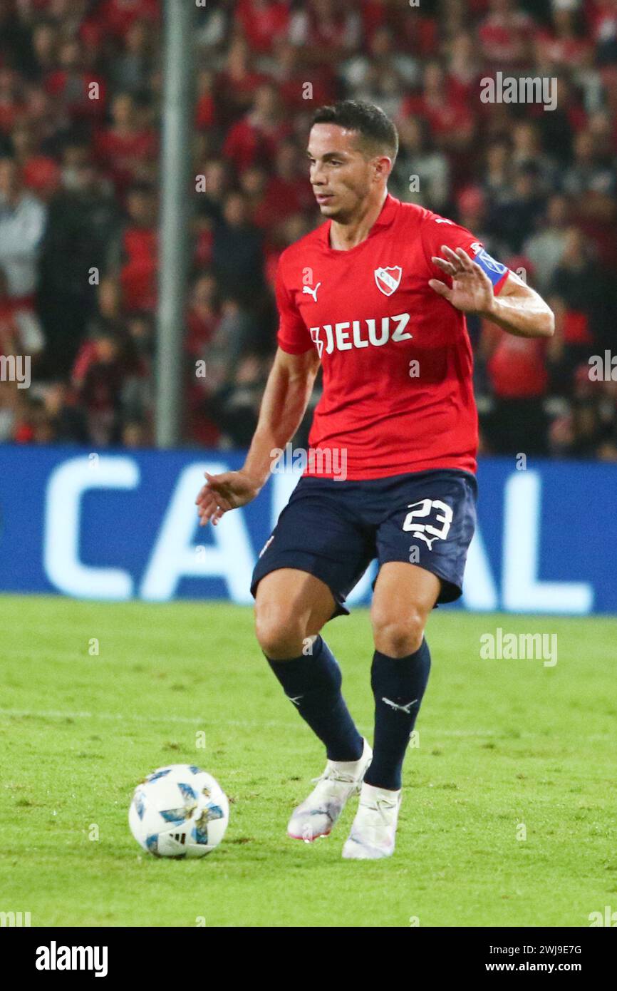 Buenos Aires, Argentina. 13th Feb, 2024. Ivan Marcone of Independiente during the match of 5th round of Argentina´s Liga Profesional de Fútbol at Ricardo Bochini Stadium ( Credit: Néstor J. Beremblum/Alamy Live News Stock Photo