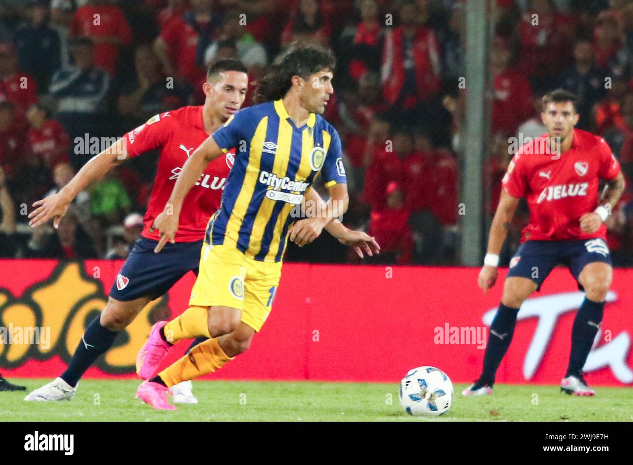 Buenos Aires, Argentina. 13th Feb, 2024. Ignacio Malcorra of Rosario Central during the match of 5th round of Argentina´s Liga Profesional de Fútbol at Ricardo Bochini Stadium ( Credit: Néstor J. Beremblum/Alamy Live News Stock Photo