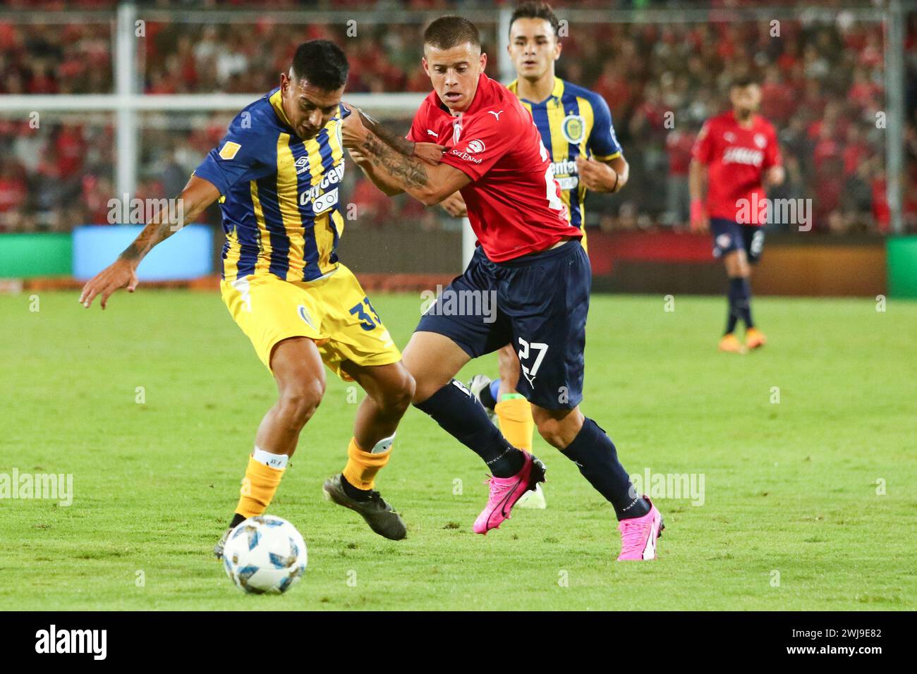 Buenos Aires, Argentina. 13th Feb, 2024. Diego Tarzia of Independiente during the match of 5th round of Argentina´s Liga Profesional de Fútbol at Ricardo Bochini Stadium ( Credit: Néstor J. Beremblum/Alamy Live News Stock Photo