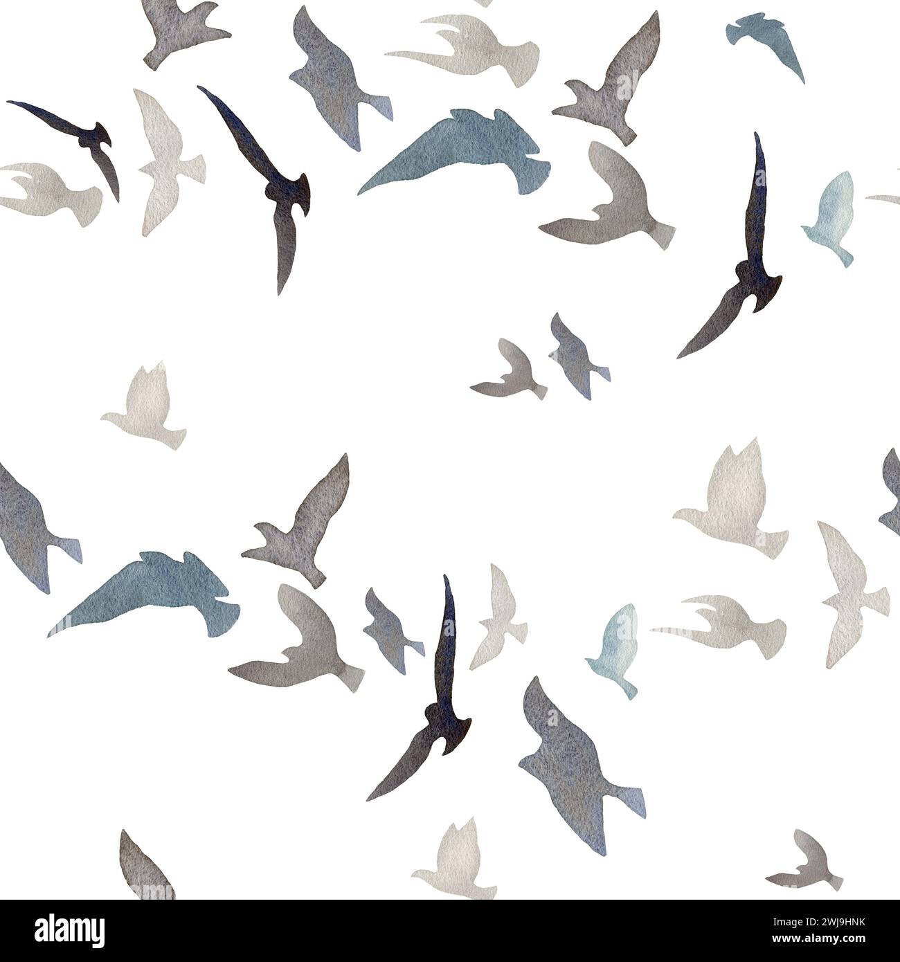 Watercolor seamless pattern Stock Photo - Alamy