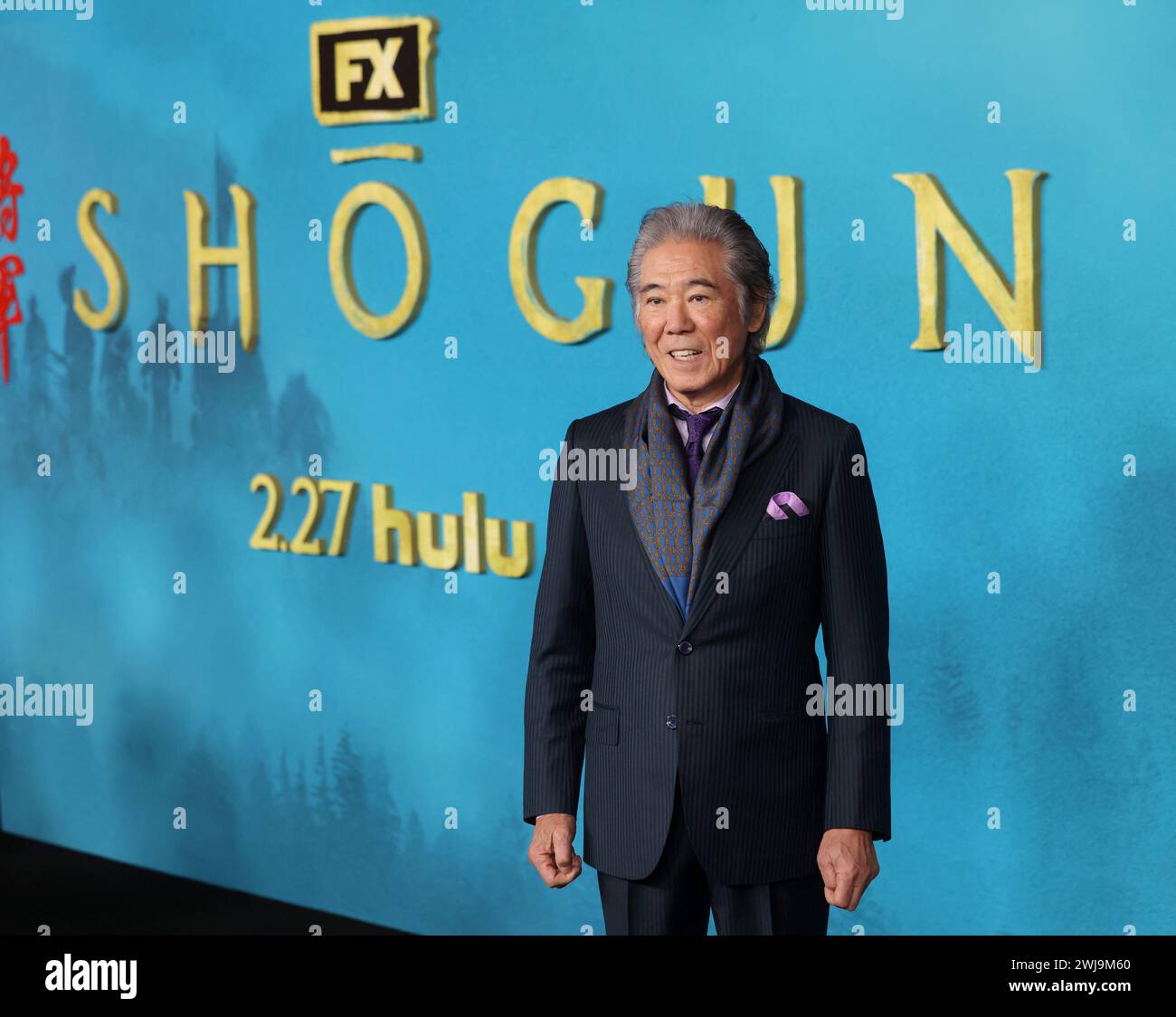 Cast member Tokuma Nishioka attends the premiere of the Hulu TV mini