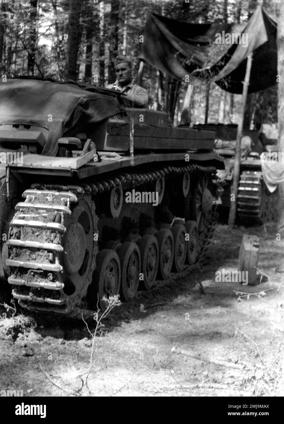 German Army Assault Tank III / Assault Gun III - Wehrmacht Heer Sturmgeschütz III StuG III Ausf. C/D Stock Photo