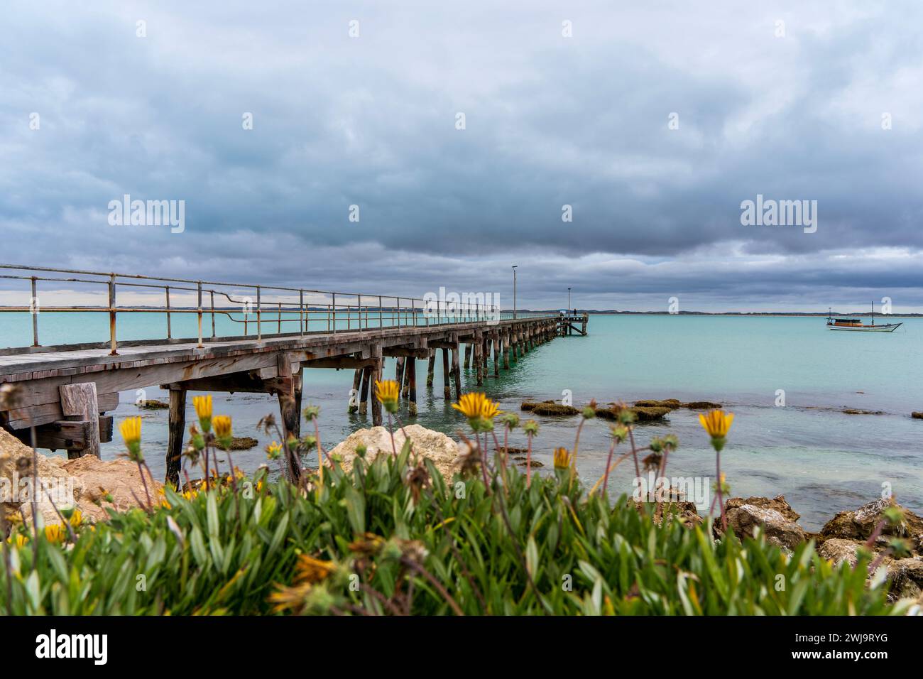 The Robe Jetty in South Australia Stock Photo Alamy