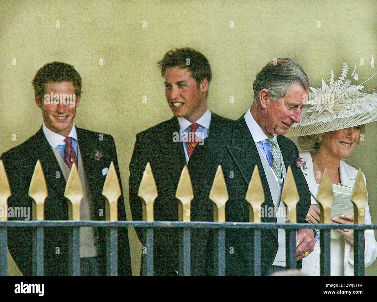 Prince Charles and Camilla Parker Bowles wedding Stock Photo Alamy