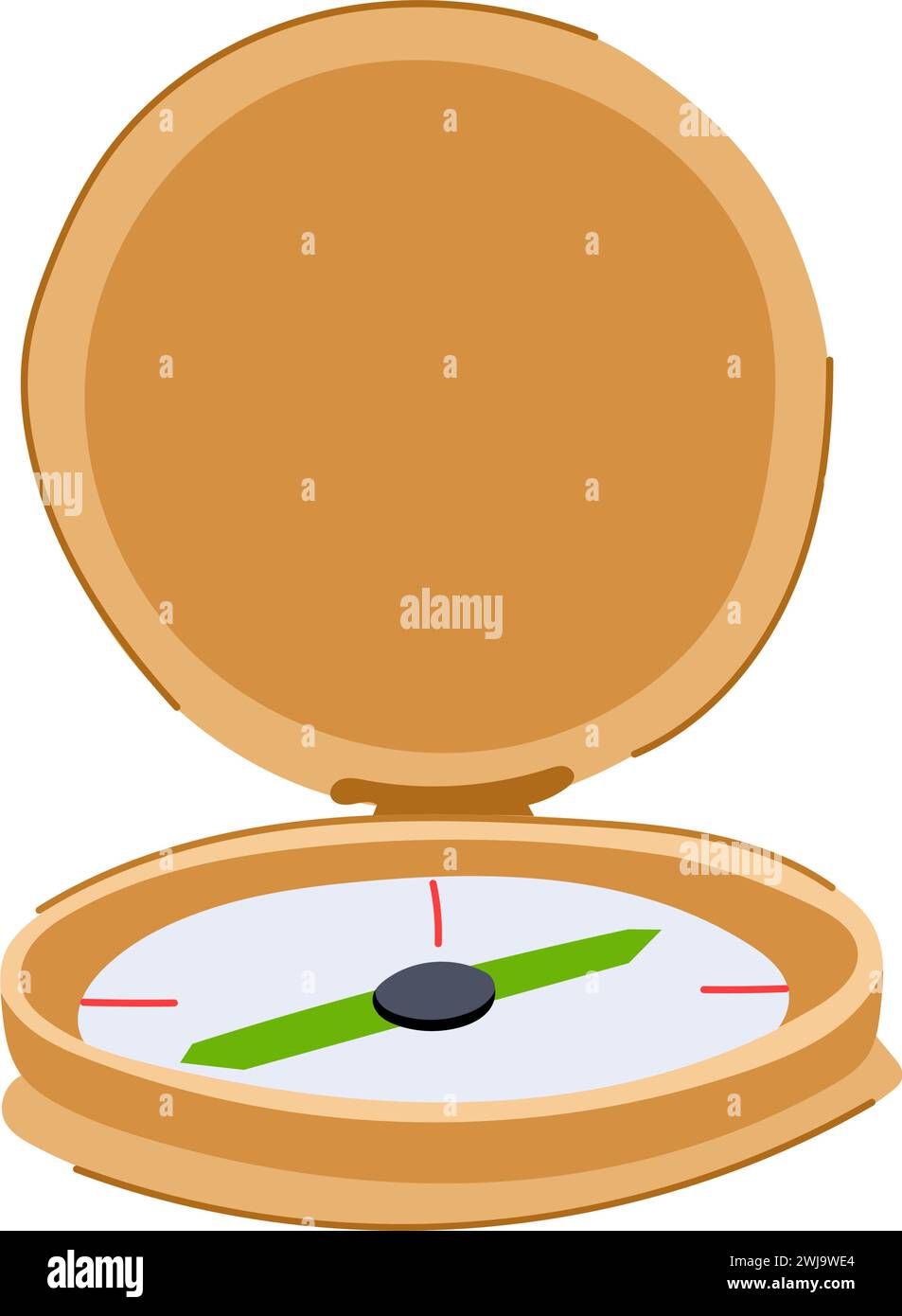 symbol compass cartoon vector illustration Stock Vector Image & Art - Alamy