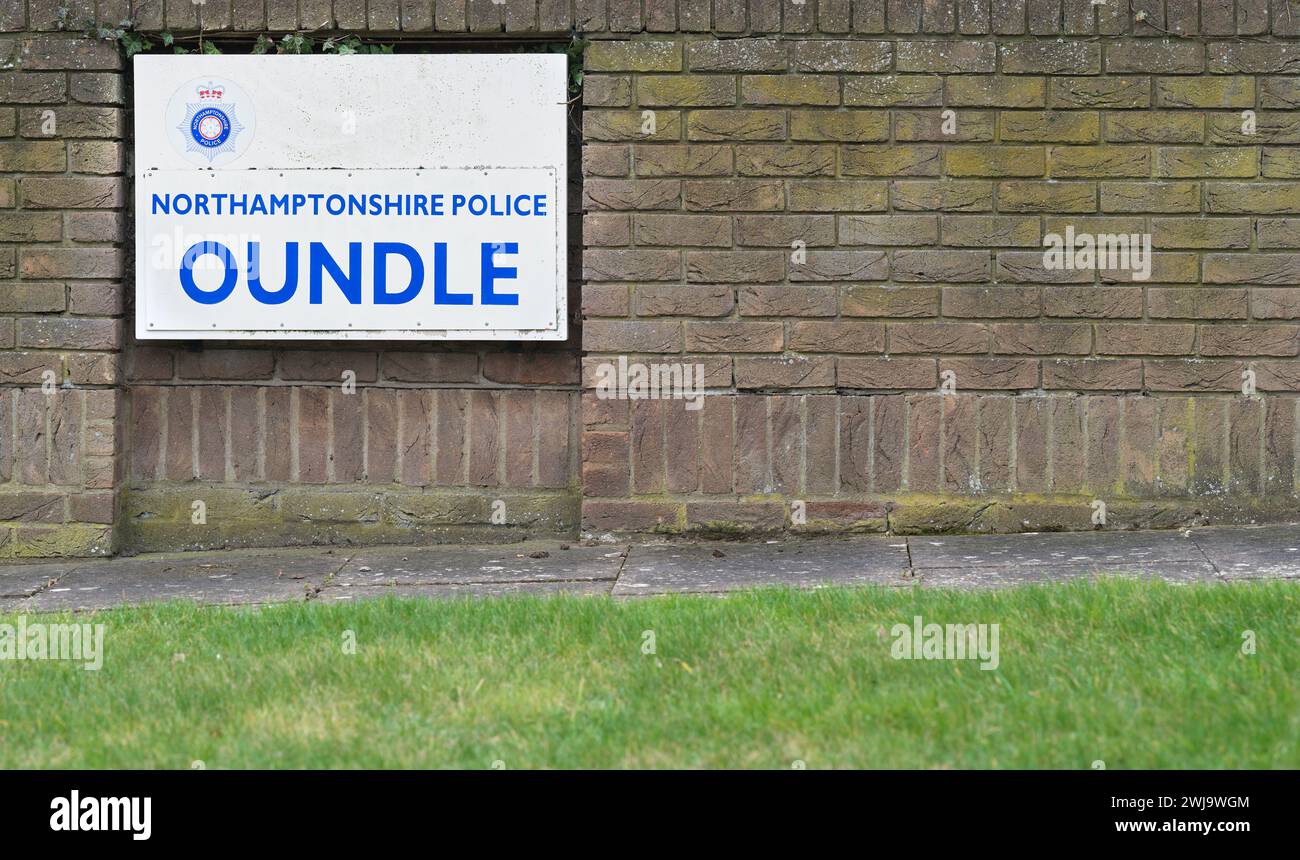 Northamptonshire police station at Oundle, England Stock Photo - Alamy