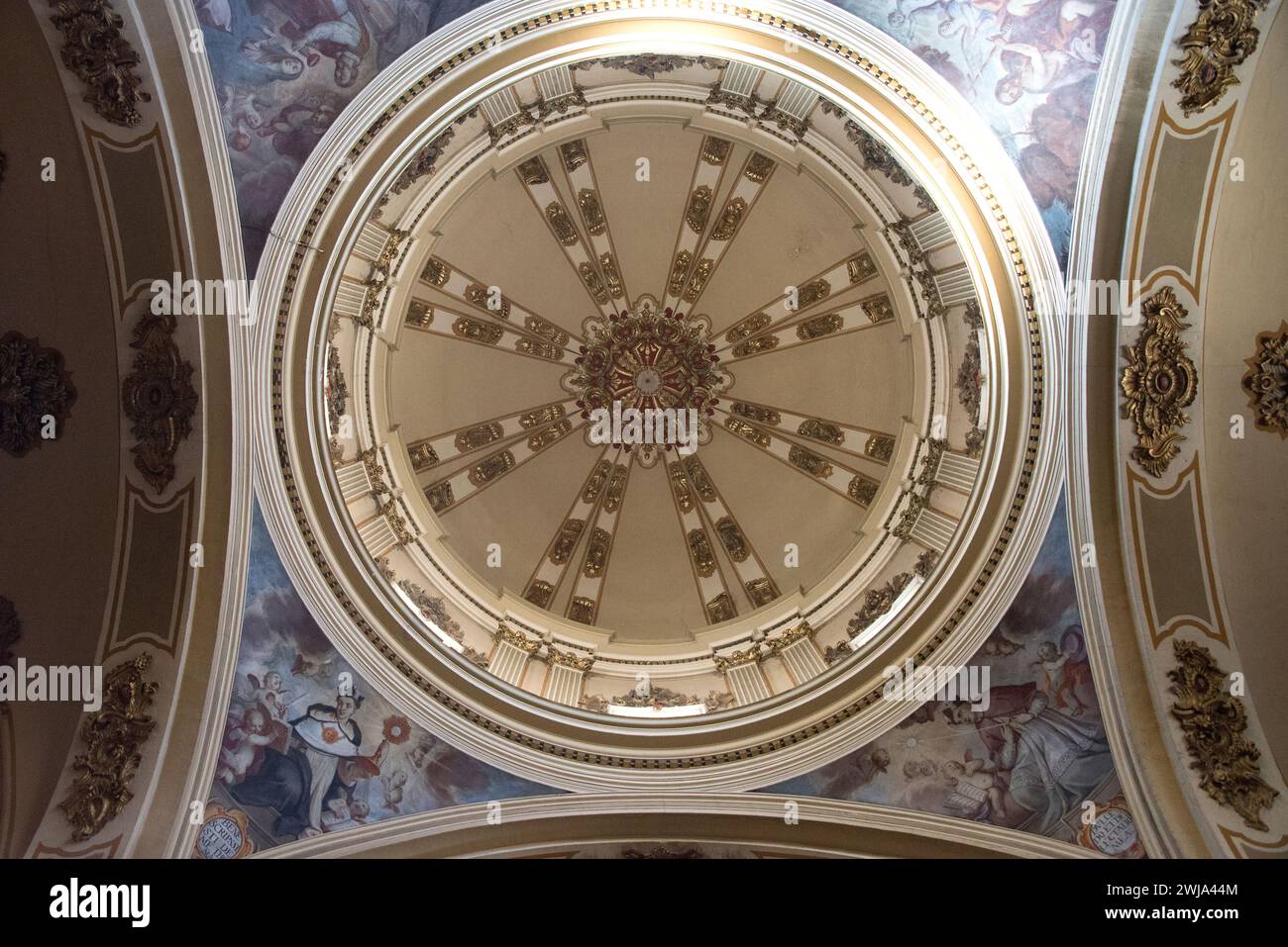 Onda, La Asuncion church (dome). Plana Baixa, Castellon, Comunidad Valenciana, Spain. Stock Photo