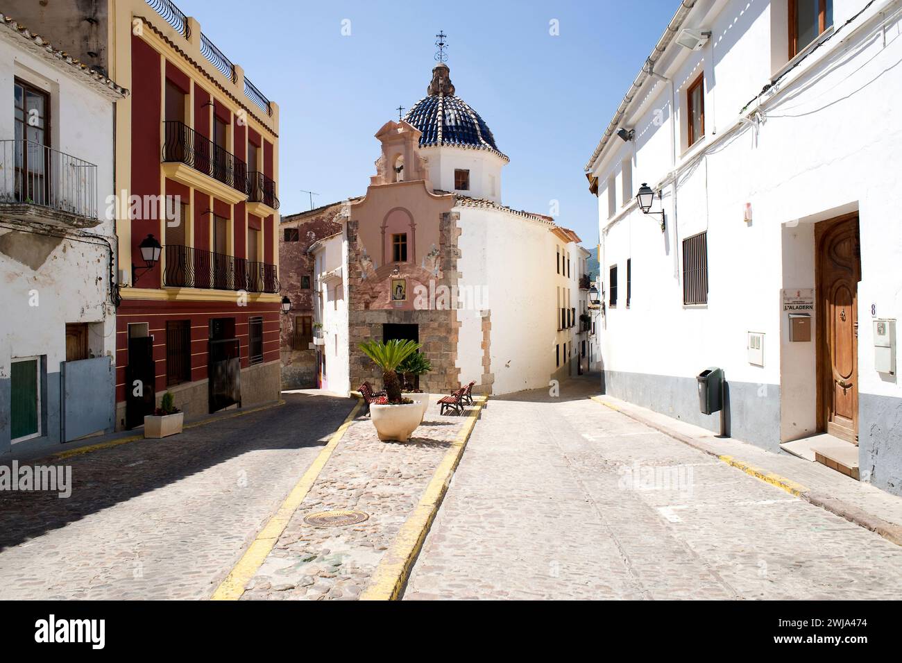 Onda, San Vicente Ferrer chapel (18th century). Plana Baixa, Castellon, Comunidad Valenciana, Spain. Stock Photo