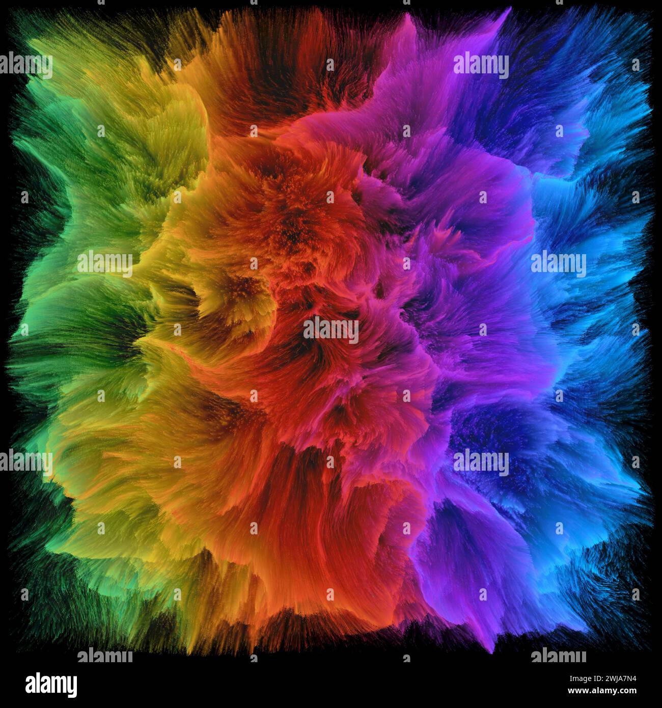Dynamic explosion colors textures hi-res stock photography and images ...