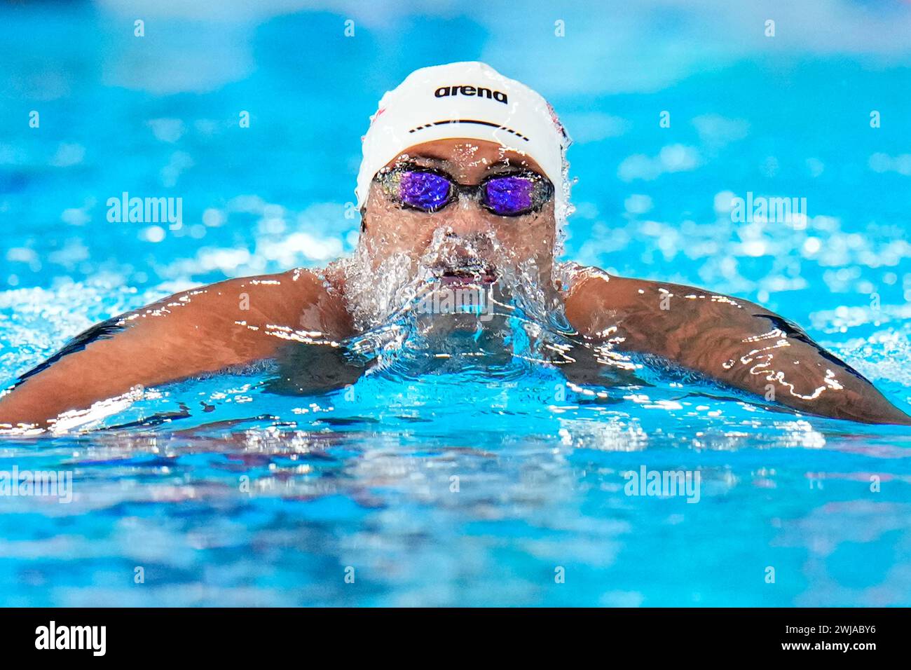 Shaine Casas of the United States competes in the men's 200meter
