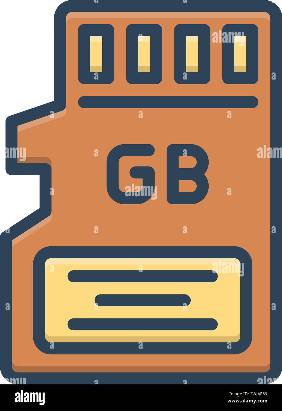 Icon for sd,card Stock Vector