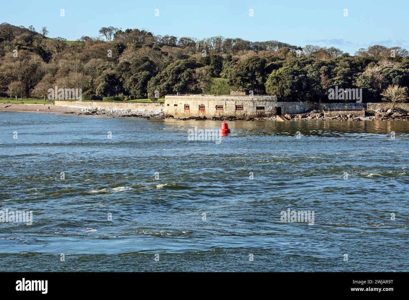 The Tudor Garden Battery at Mount Edgcumbe Estate on the Rame Peninsula
