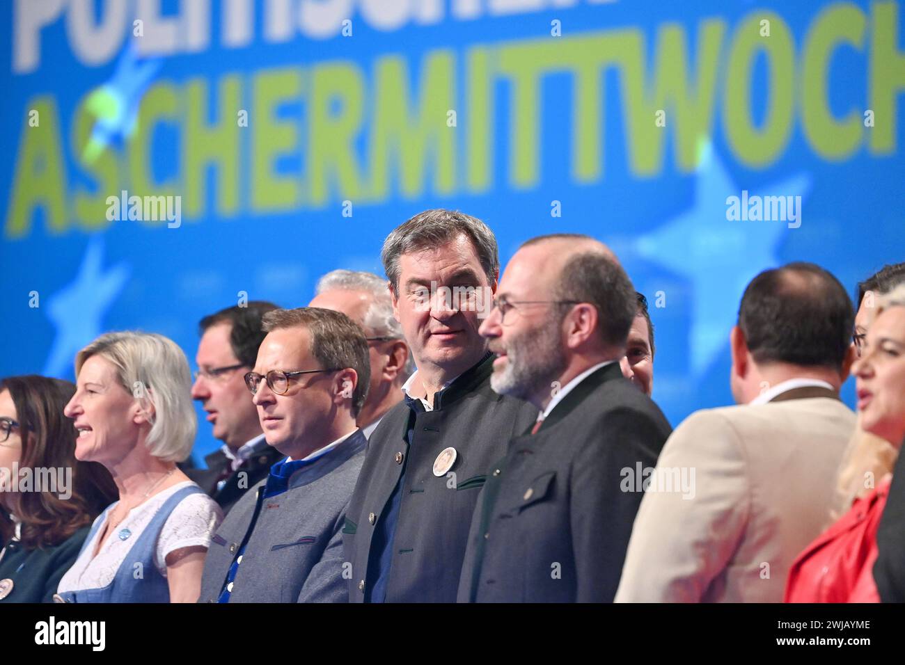 Schlussfoto u.a mit Markus SOEDER Ministerpraesident Bayern und CSU ...