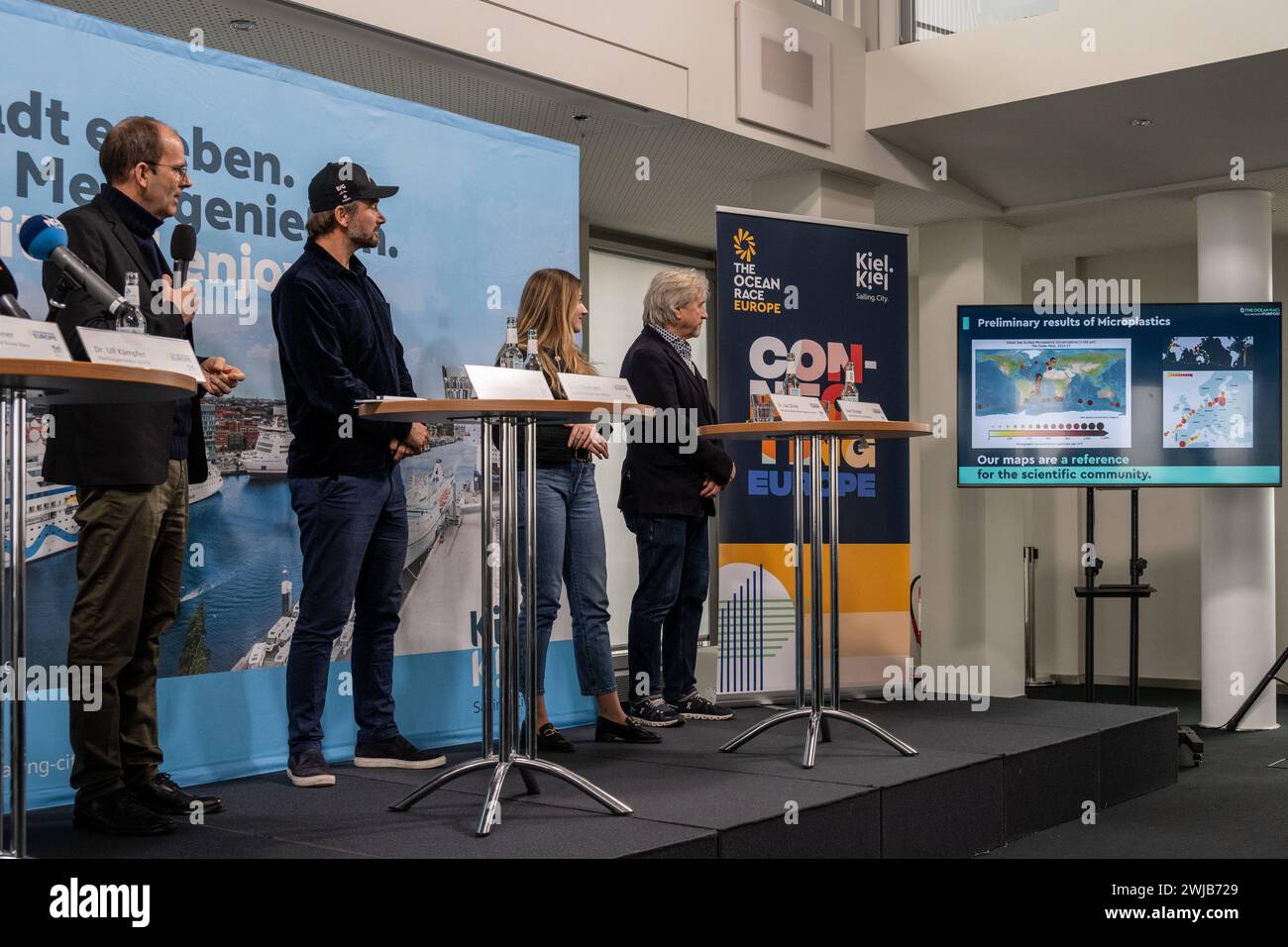 Kiel, Deutschland, 14.02.2024 Kiel.Sailing.City wird Starthafen für The