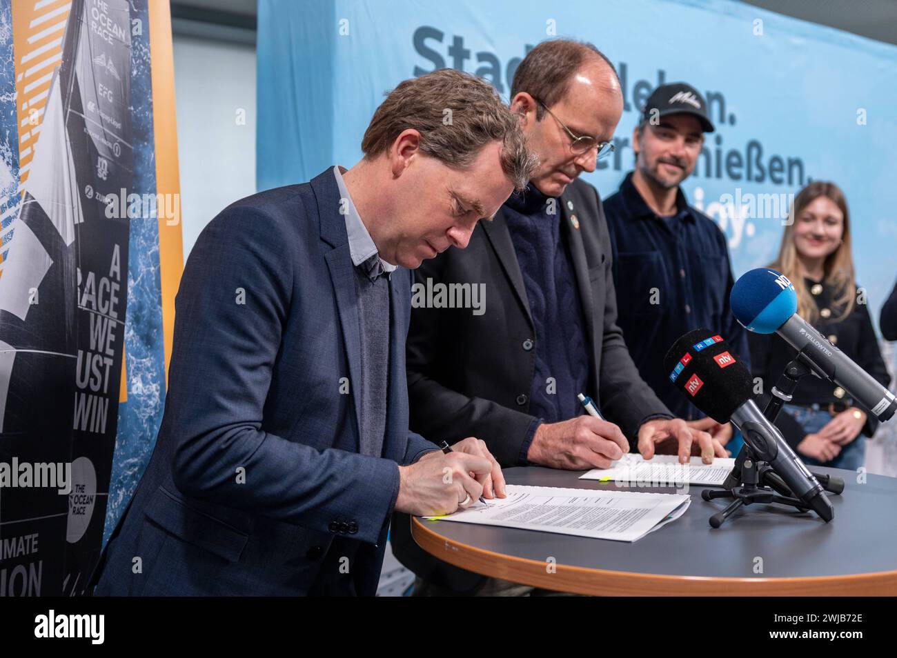 Kiel, Deutschland, 14.02.2024 Kiel.Sailing.City wird Starthafen für The