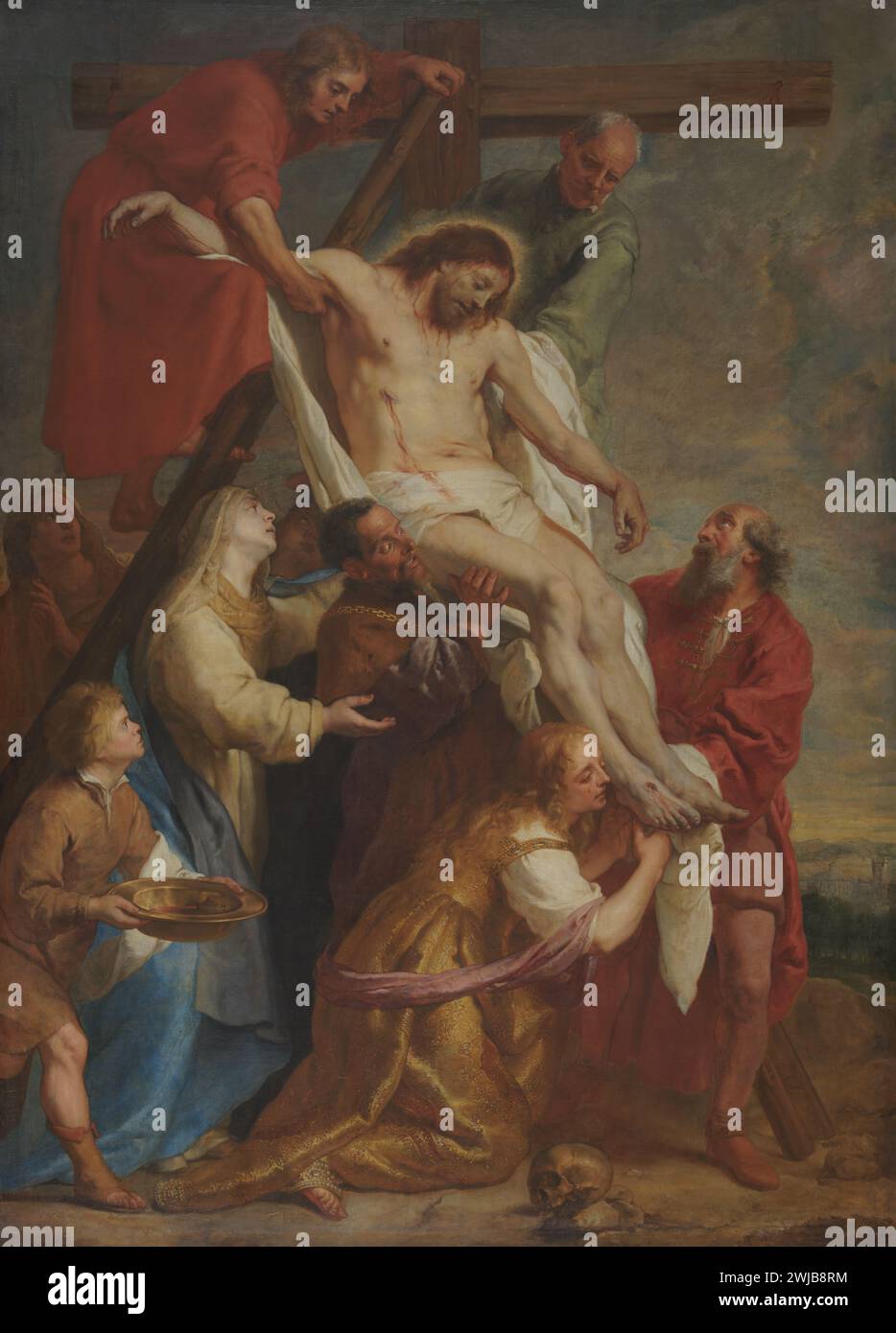 The Descent from the Cross, Gaspar de Crayer, c. 1640 - c. 1650 Stock Photo