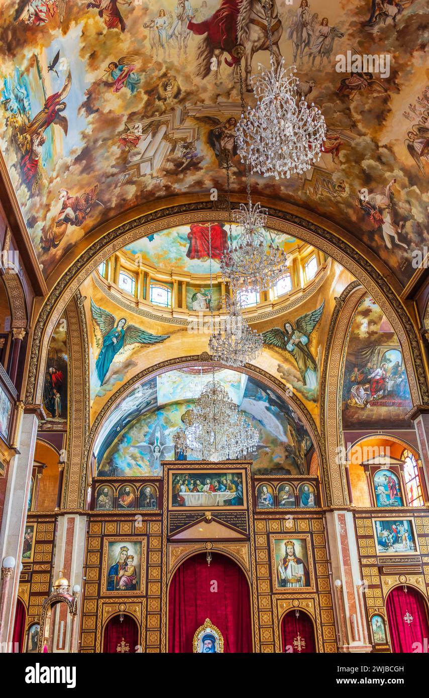 Sharm el Sheikh, Egypt - December 19, 2023: Coptic church The Heavenly ...