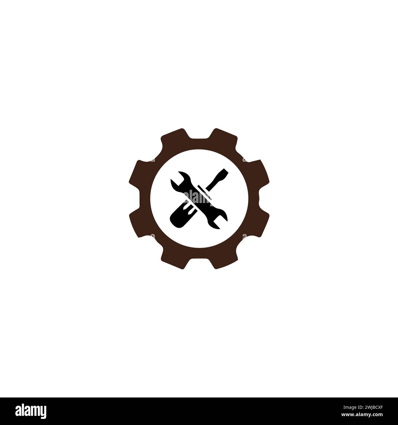 Unique Construction Logo Design Vector. Stock Vector