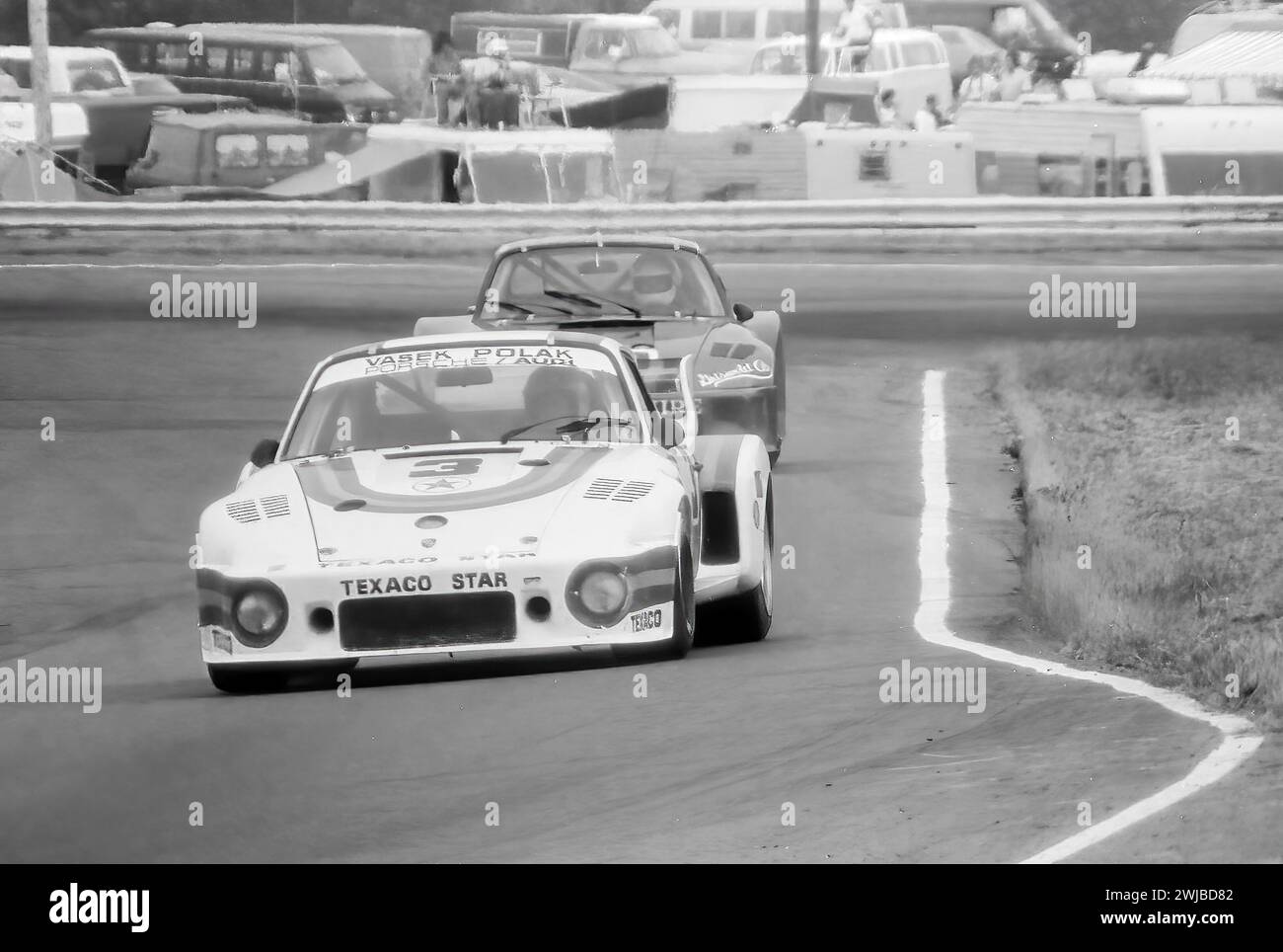 Vasek Polak Racing Porsche 935 driven by Janet Guthrie, Brian Redman and Hurley Haywood in the 1978 World Championship for Makes 6 hour rtace at the Watkins Glen Grand Prix Circuit, started 7th, finished 8th Stock Photo