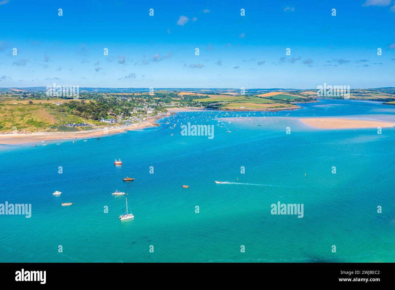 River Camel, Padstow, Cornwall, England, United Kingdom, Europe Stock Photo