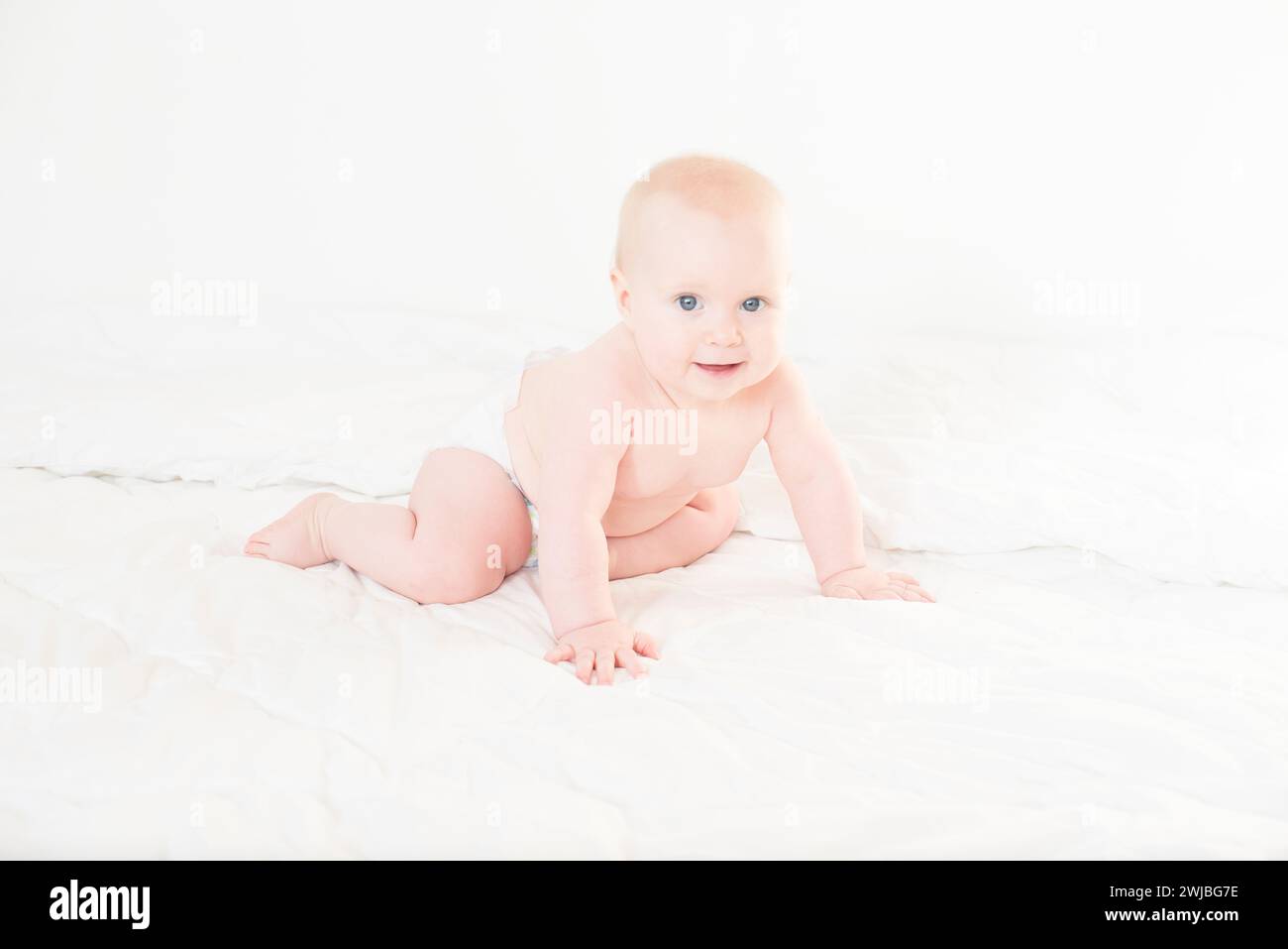 portrait of a cute baby Stock Photo - Alamy