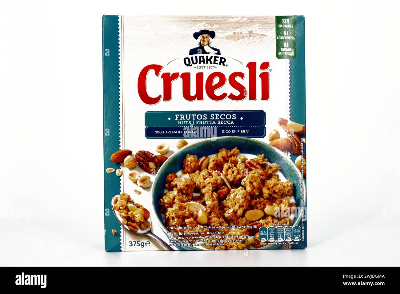 Quaker Cruesli Nuts crunchy granola. Quaker Cruesli is a brand of ...