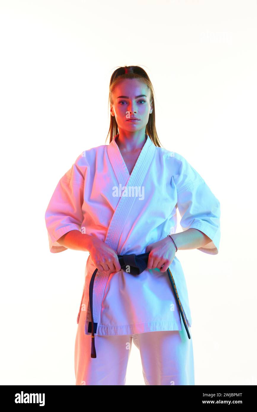 Korean woman taekwondo hi-res stock photography and images - Alamy