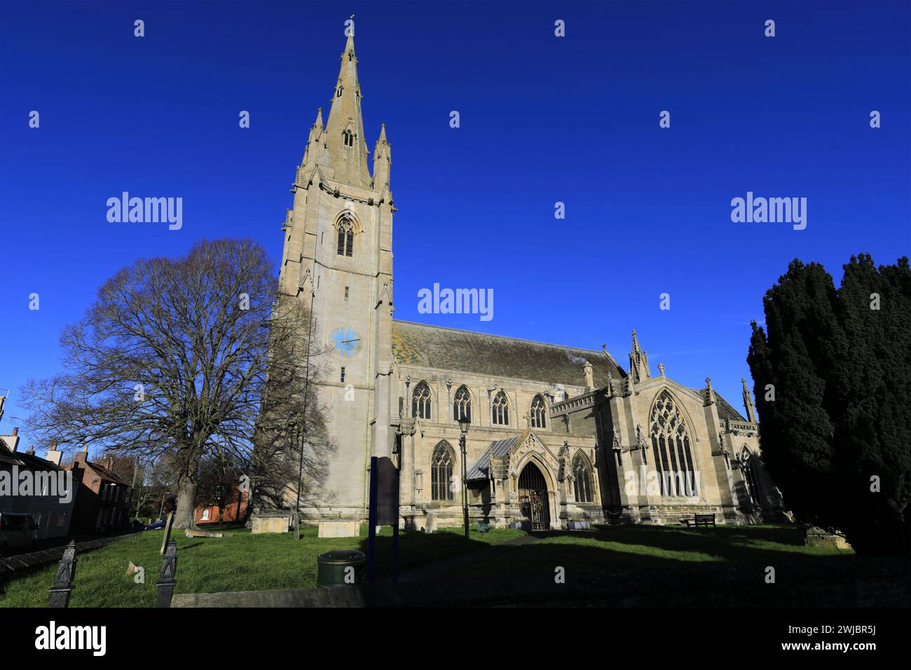 St Andrews church, Heckington village, Lincolnshire County, England, UK